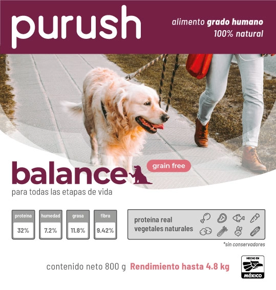 purush pet food balance tag